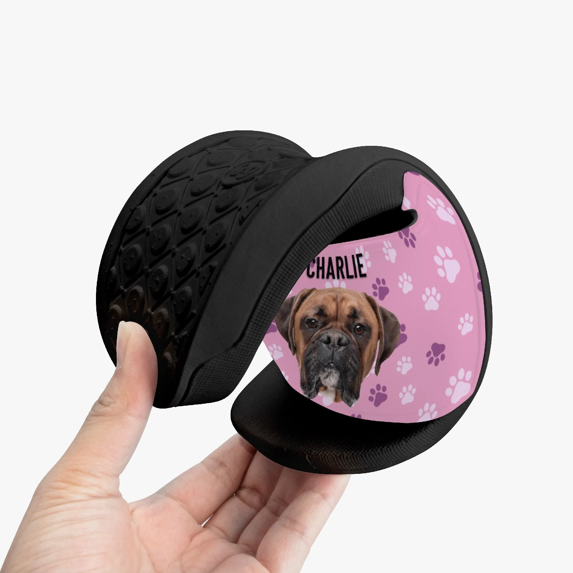 Custom Dog Photo Sandals, Personalized Casual Slides, Custom Dog Portrait Slippers for Dog Lovers