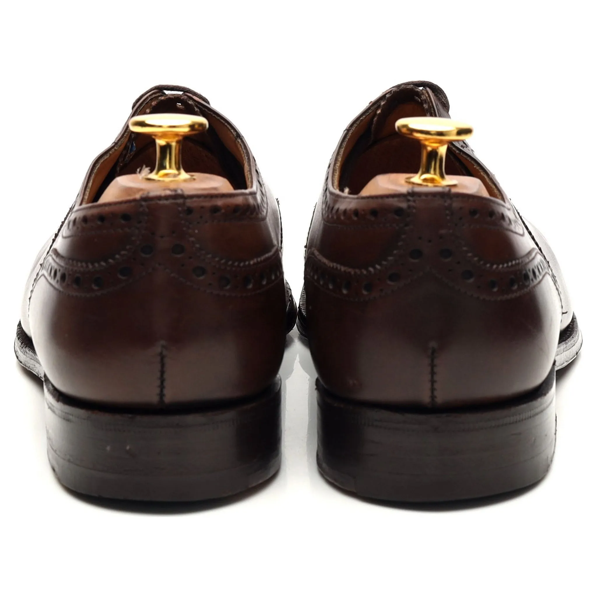 'Diplomat' Dark Brown Leather Oxford Brogues UK 5.5 G
