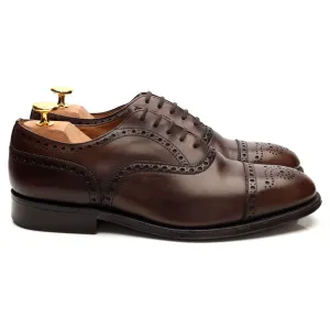 'Diplomat' Dark Brown Leather Oxford Brogues UK 5.5 G