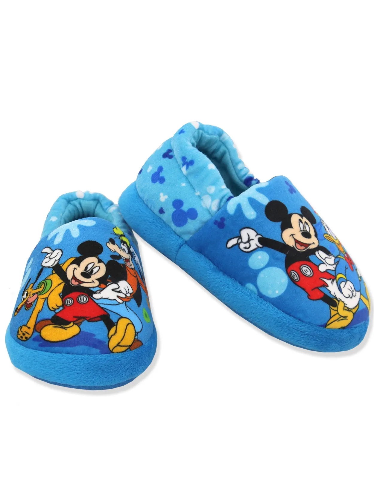Disney Mickey Mouse and Friends Plush A-line Slippers