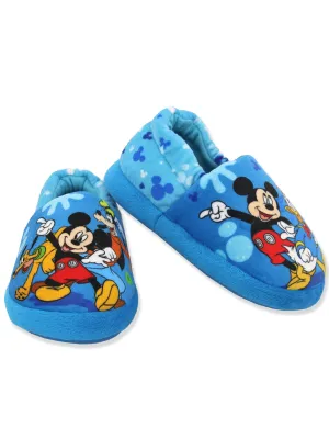 Disney Mickey Mouse and Friends Plush A-line Slippers