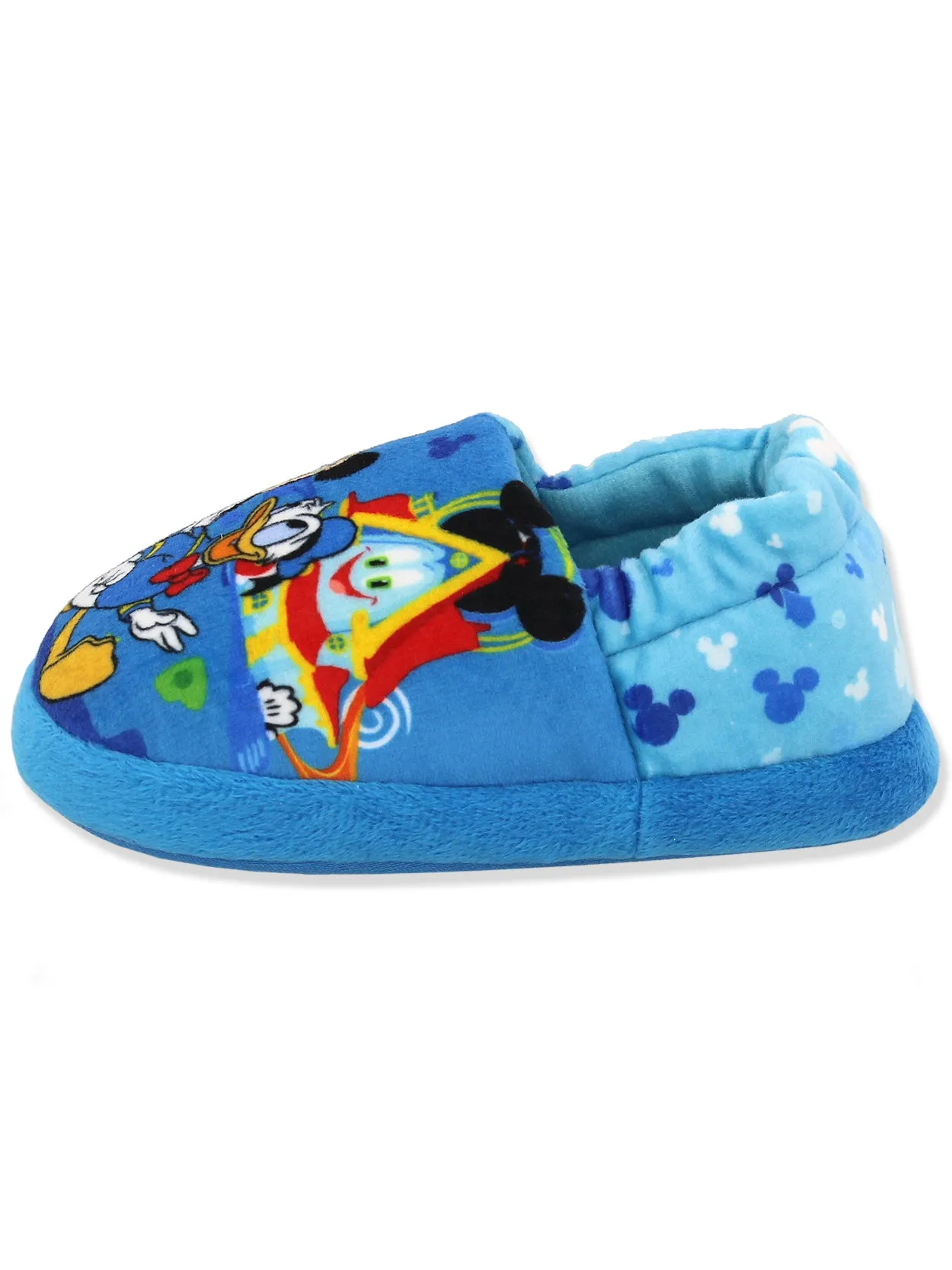 Disney Mickey Mouse and Friends Plush A-line Slippers