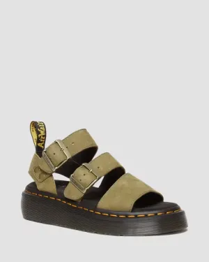 Dr Martens Gryphon Quad Muted Olive Sandals