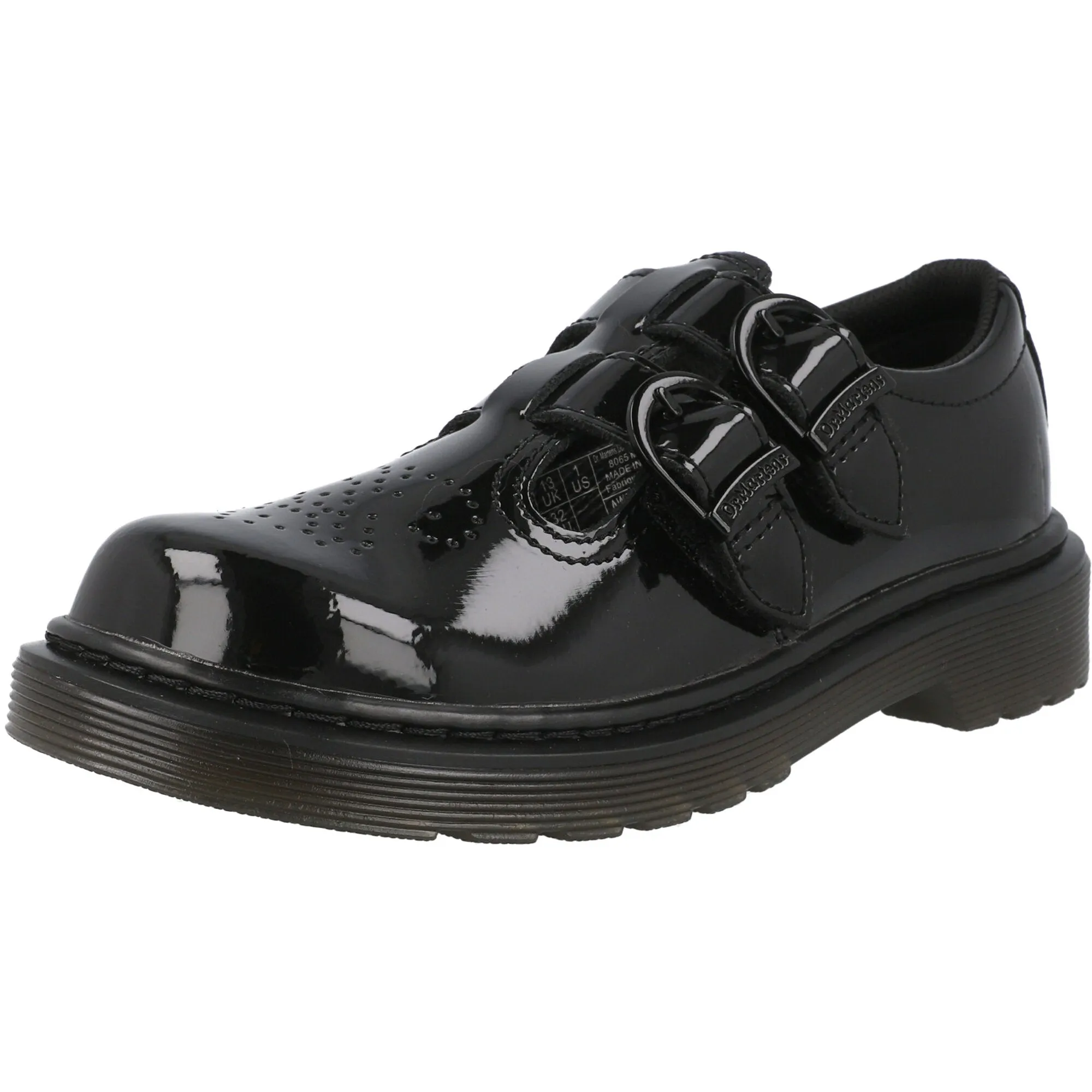 Dr Martens Mary Jane Black Patent Shoes