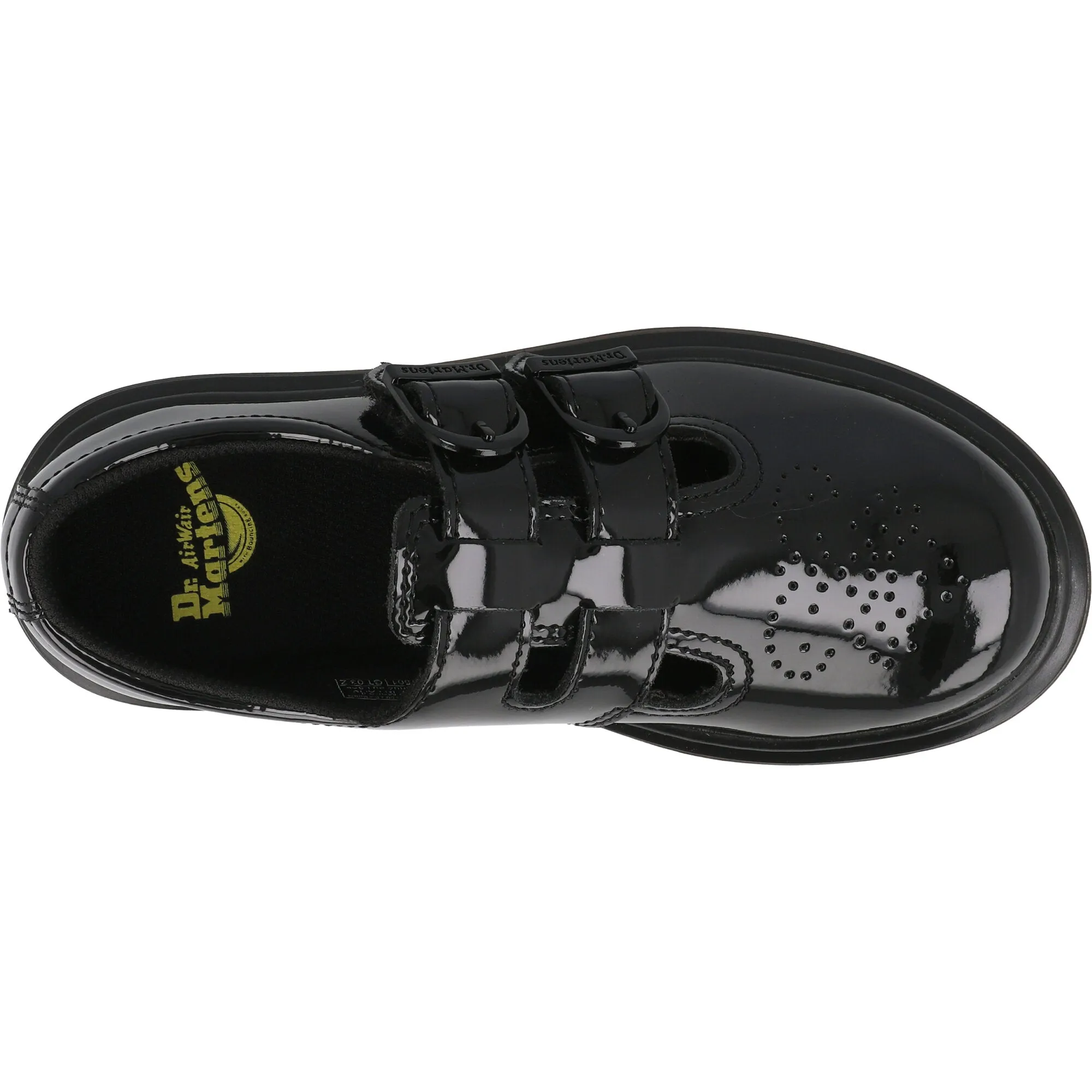 Dr Martens Mary Jane Black Patent Shoes