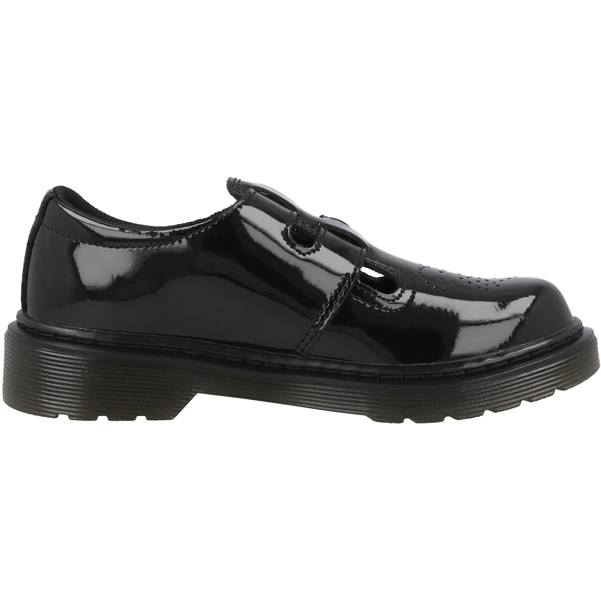 Dr Martens Mary Jane Black Patent Shoes