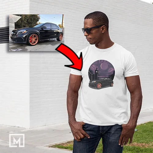 European Cars | Custom Print for Men | Fitted T-shirt
