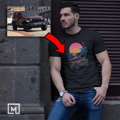 European Cars | Custom Print for Men | Fitted T-shirt