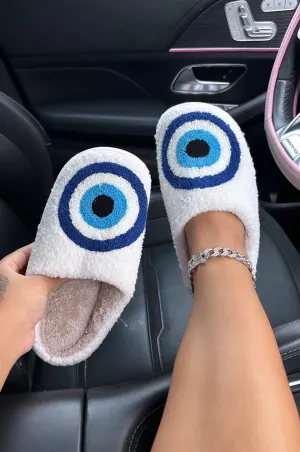 evil eye slippers