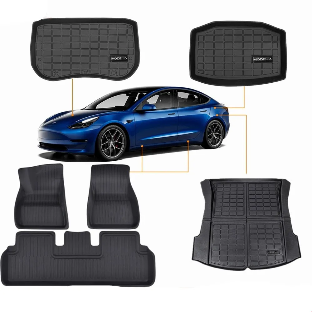Floor Mats Foot Pad For Tesla