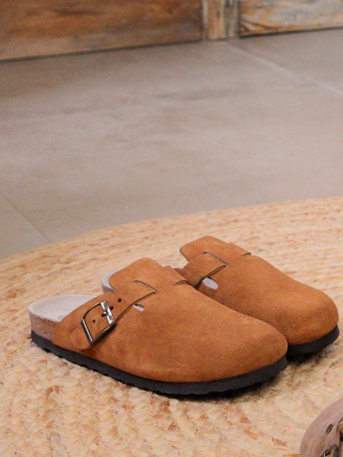 Genuins - G105937 Tan Leather Mule