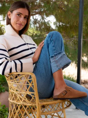 Genuins - G105937 Tan Leather Mule
