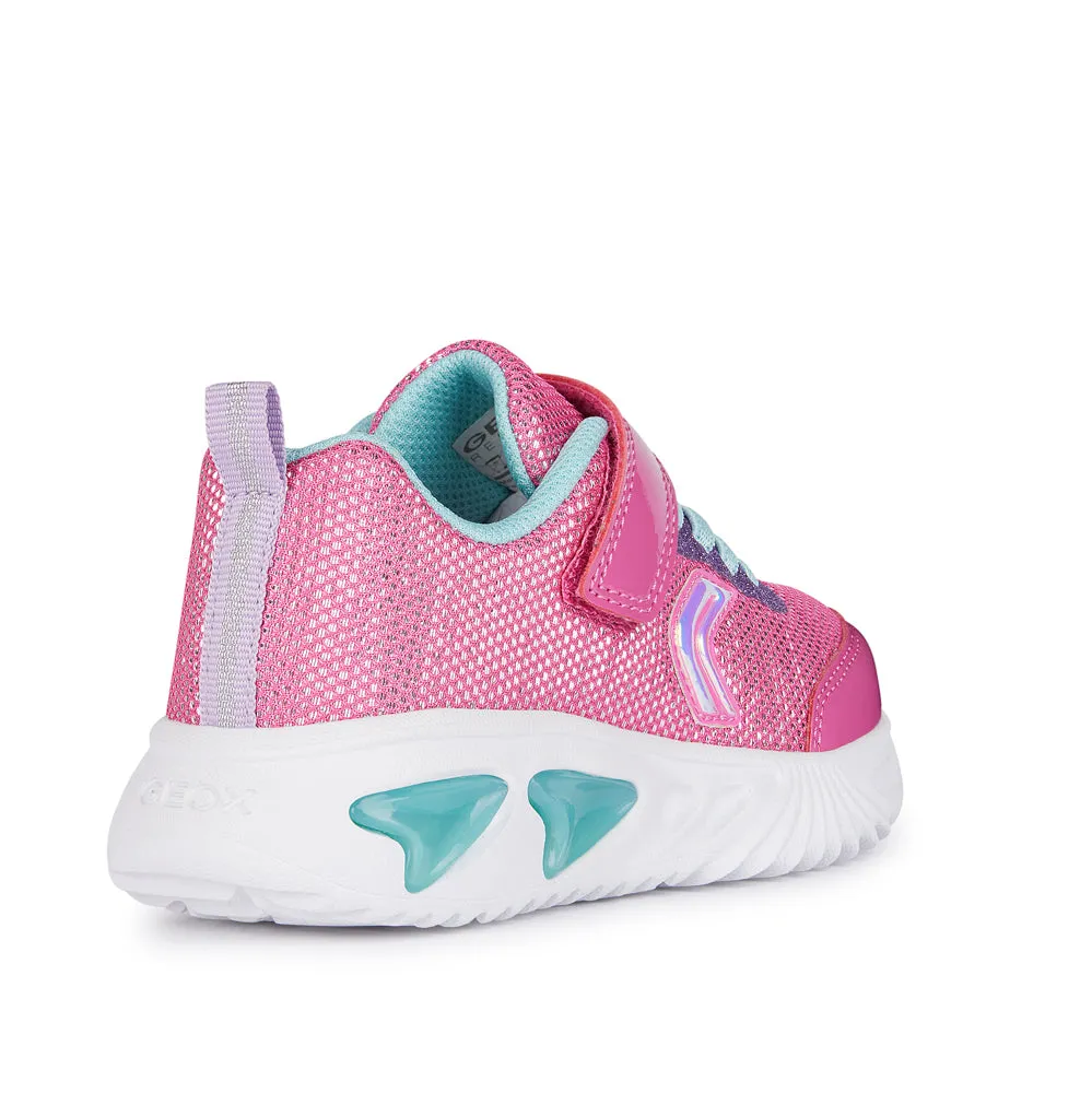 Geox J ASSISTER G. A - SH. TEX SY.PA Fuchia/Aqua