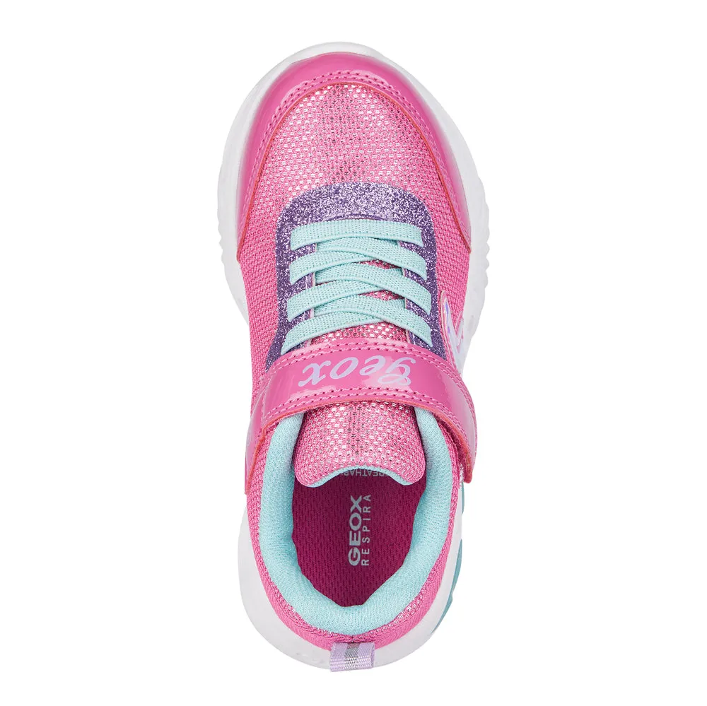 Geox J ASSISTER G. A - SH. TEX SY.PA Fuchia/Aqua