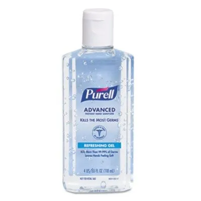 GOJO Purell Instant Hand Sanitizer w/Aloe, 4.25oz Flip-Cap Bottle - PK/3 Each