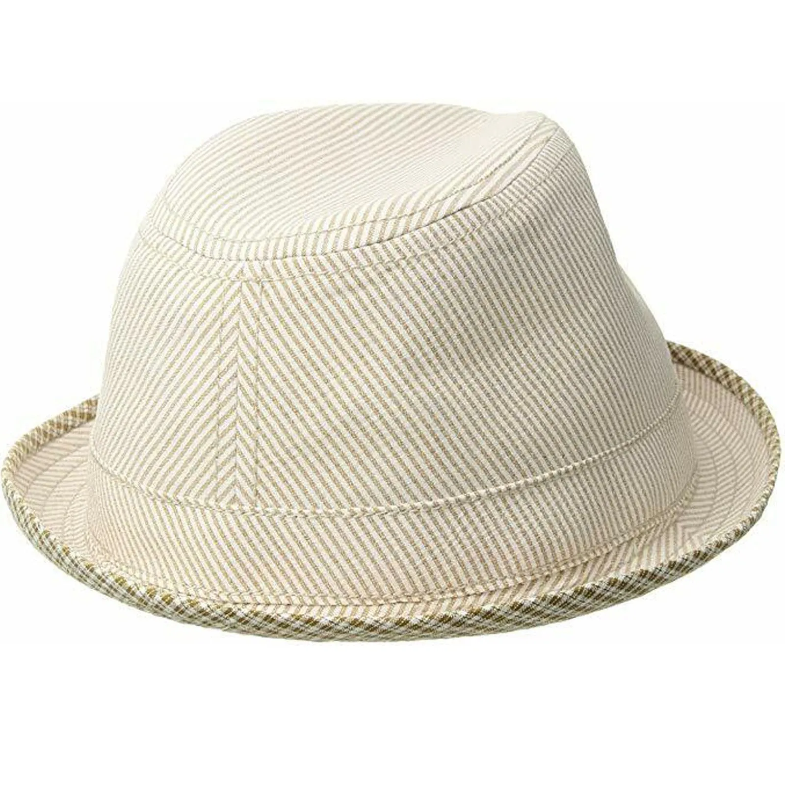 Goorin Brothers Mens Mind Seeker Flip Up Fedora Trilby Hat Lightweight - Mustard