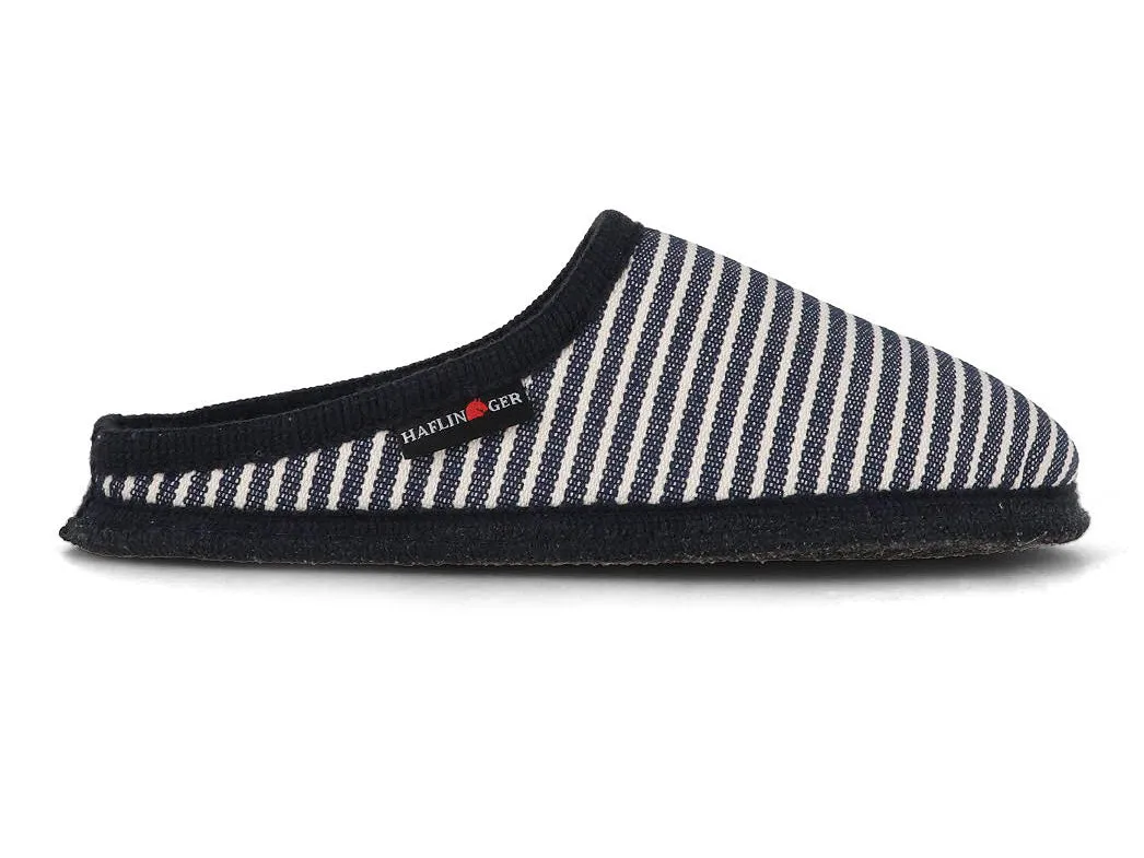 HAFLINGER Men Women Cotton Slippers 'Cotty Manacor', navy