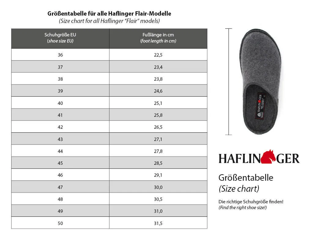 HAFLINGER Women Felt Slippers 'Flair Crossroad', fox