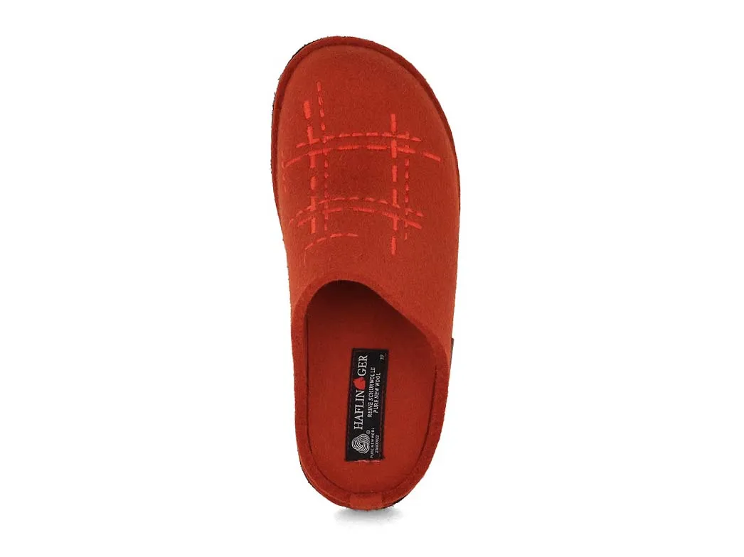 HAFLINGER Women Felt Slippers 'Flair Crossroad', fox