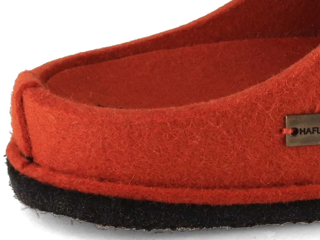 HAFLINGER Women Felt Slippers 'Flair Crossroad', fox