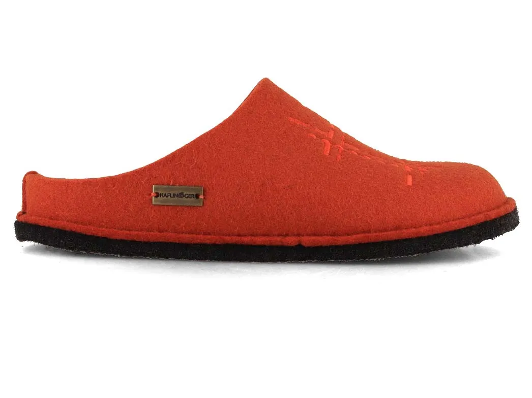 HAFLINGER Women Felt Slippers 'Flair Crossroad', fox