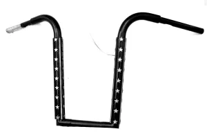 HANDLEBARS - ULTIMATE CUSTOM RANGE - "REBEL 1776" - UNIVERSAL FIT