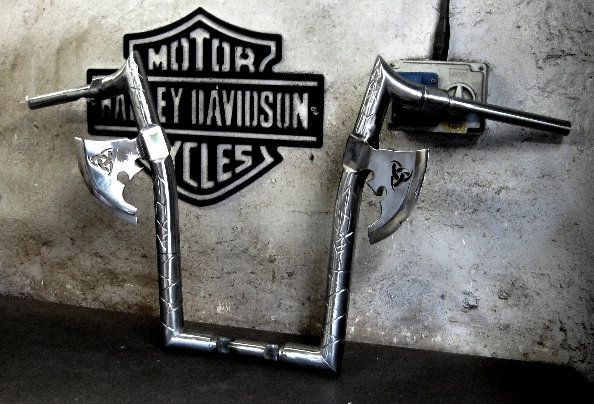 HANDLEBARS - ULTIMATE CUSTOM RANGE - "RUNES" - UNIVERSAL FIT