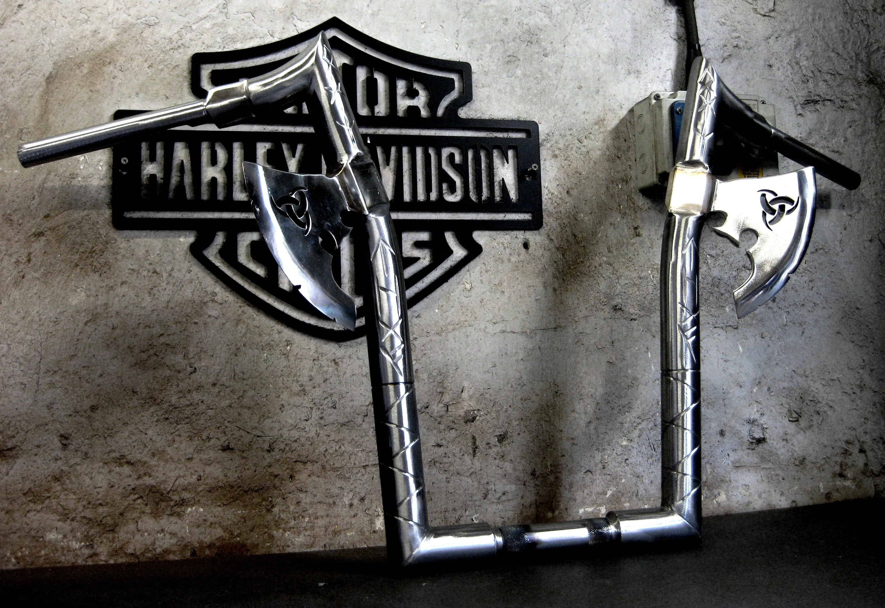 HANDLEBARS - ULTIMATE CUSTOM RANGE - "RUNES" - UNIVERSAL FIT
