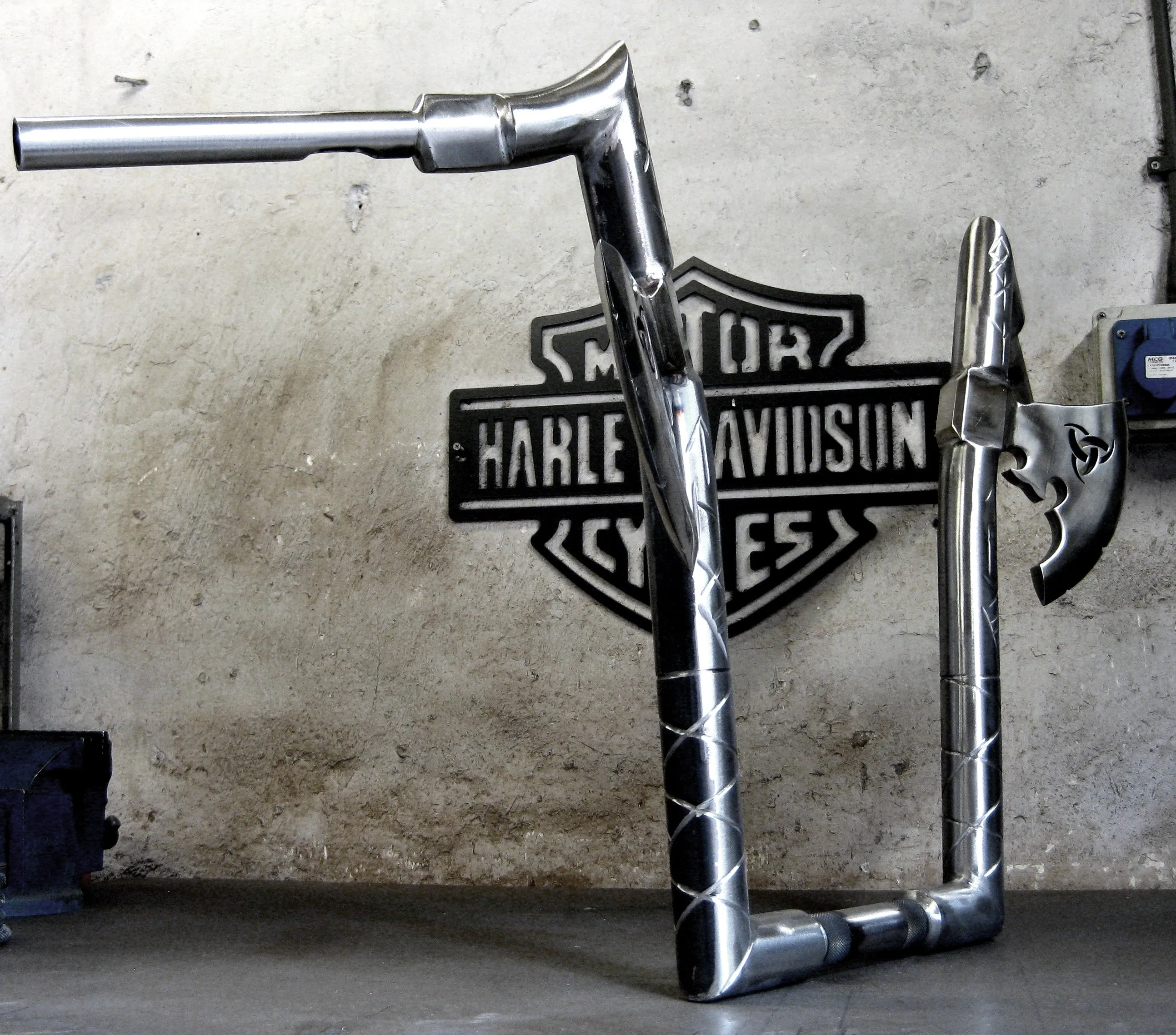 HANDLEBARS - ULTIMATE CUSTOM RANGE - "RUNES" - UNIVERSAL FIT