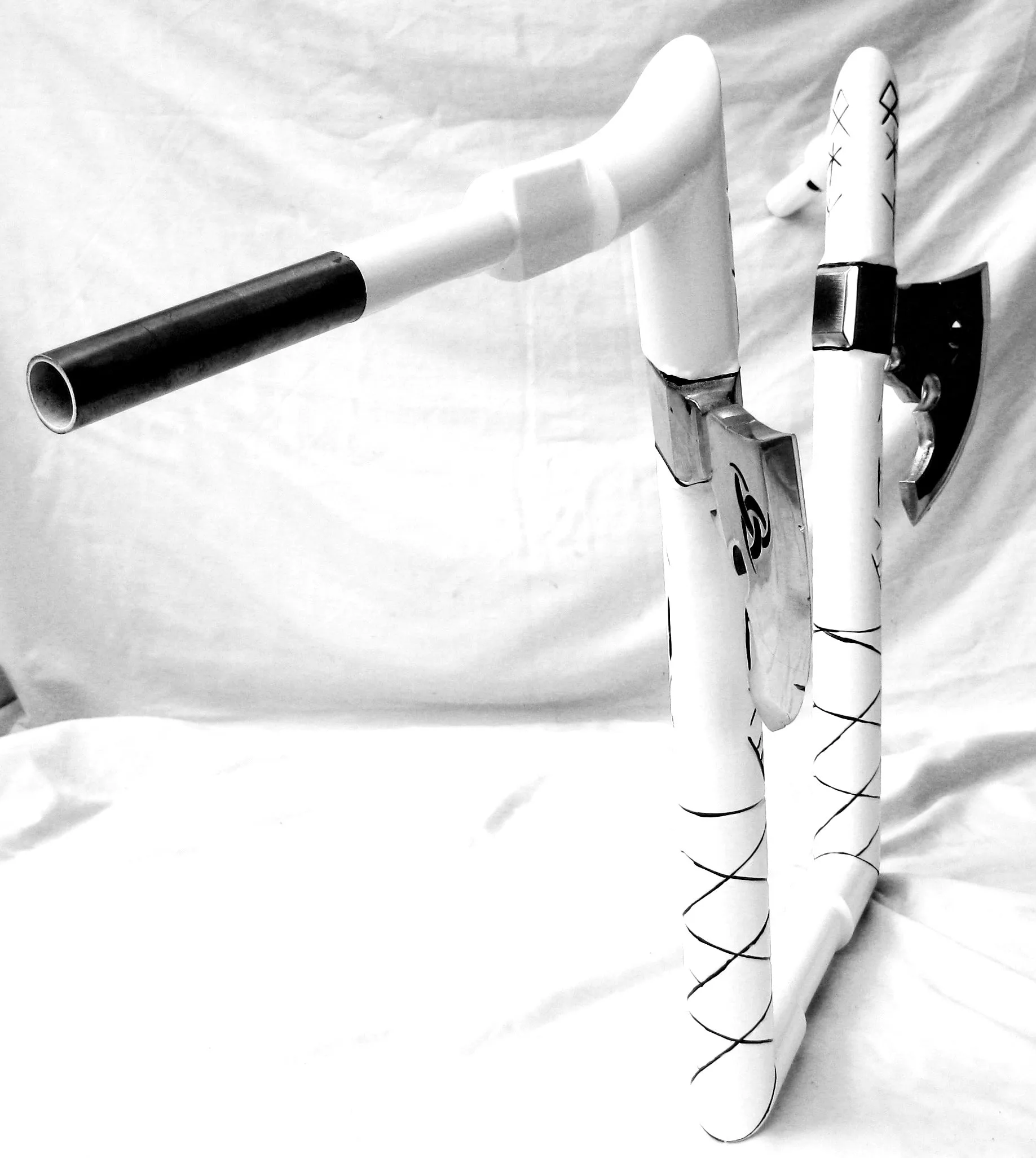 HANDLEBARS - ULTIMATE CUSTOM RANGE - "RUNES" - UNIVERSAL FIT