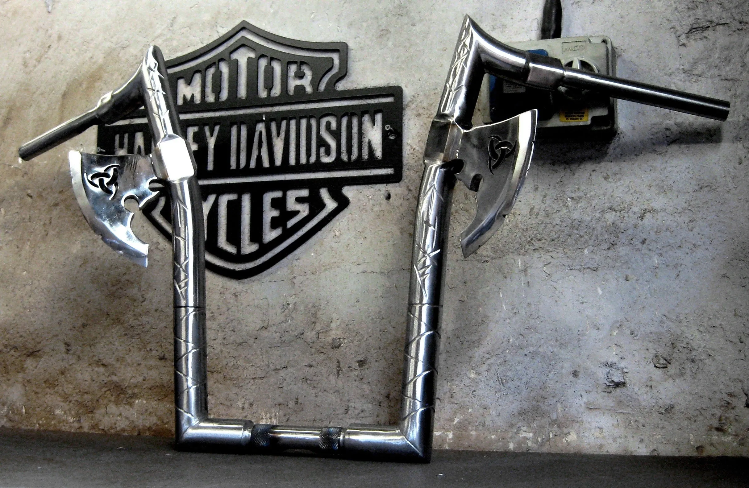 HANDLEBARS - ULTIMATE CUSTOM RANGE - "RUNES" - UNIVERSAL FIT