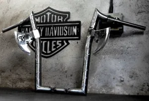 HANDLEBARS - ULTIMATE CUSTOM RANGE - "RUNES" - UNIVERSAL FIT