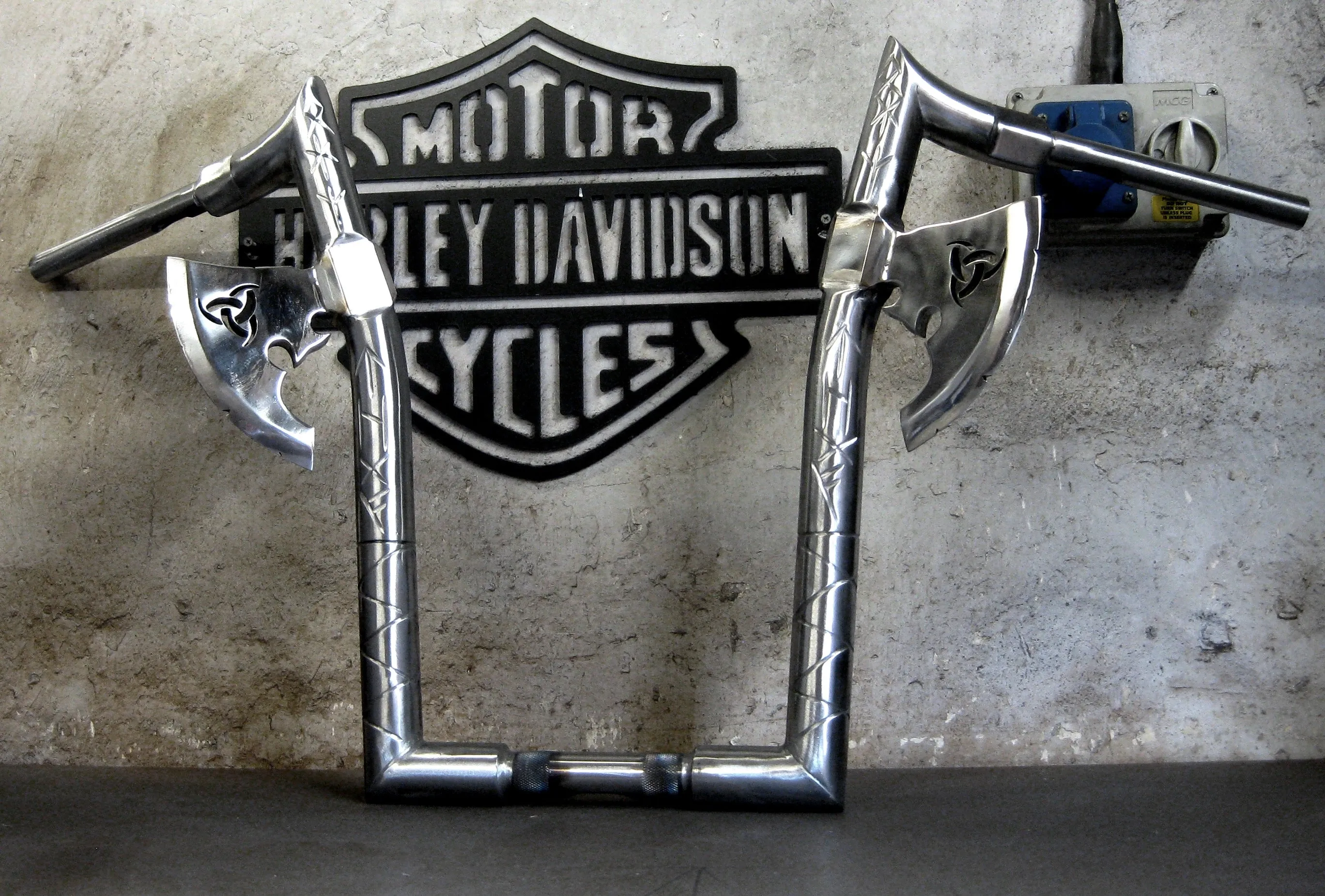 HANDLEBARS - ULTIMATE CUSTOM RANGE - "RUNES" - UNIVERSAL FIT