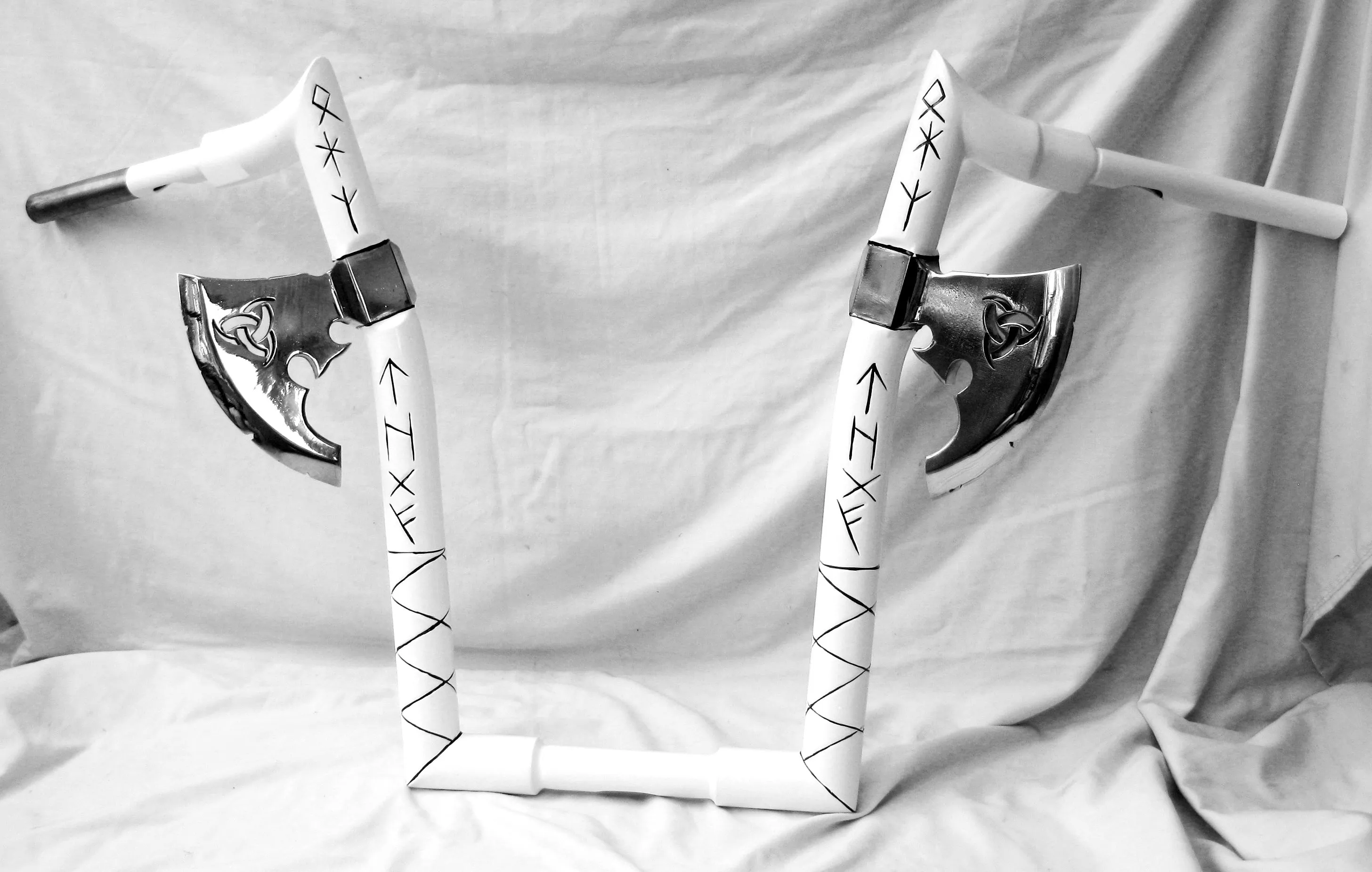HANDLEBARS - ULTIMATE CUSTOM RANGE - "RUNES" - UNIVERSAL FIT