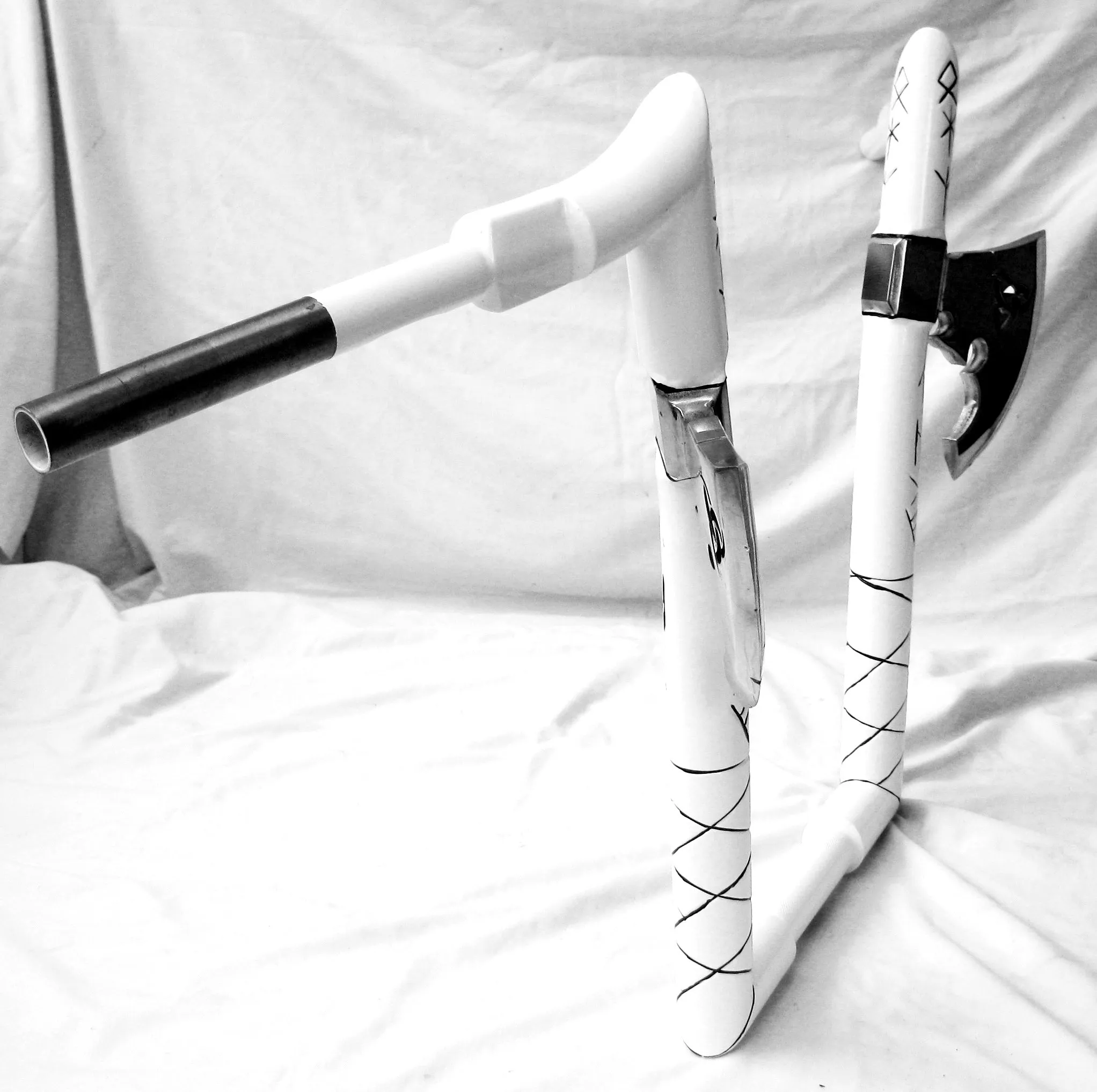 HANDLEBARS - ULTIMATE CUSTOM RANGE - "RUNES" - UNIVERSAL FIT