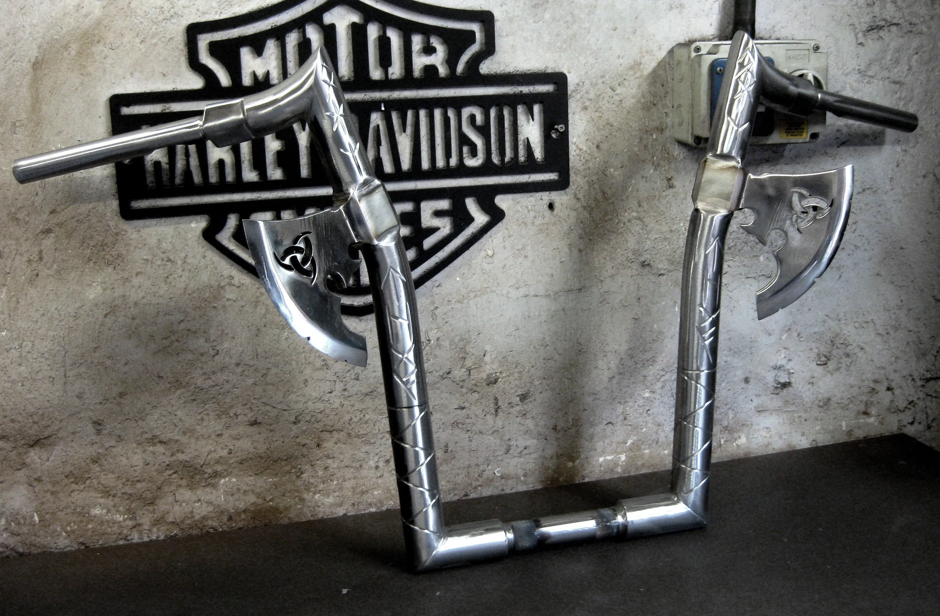 HANDLEBARS - ULTIMATE CUSTOM RANGE - "RUNES" - UNIVERSAL FIT