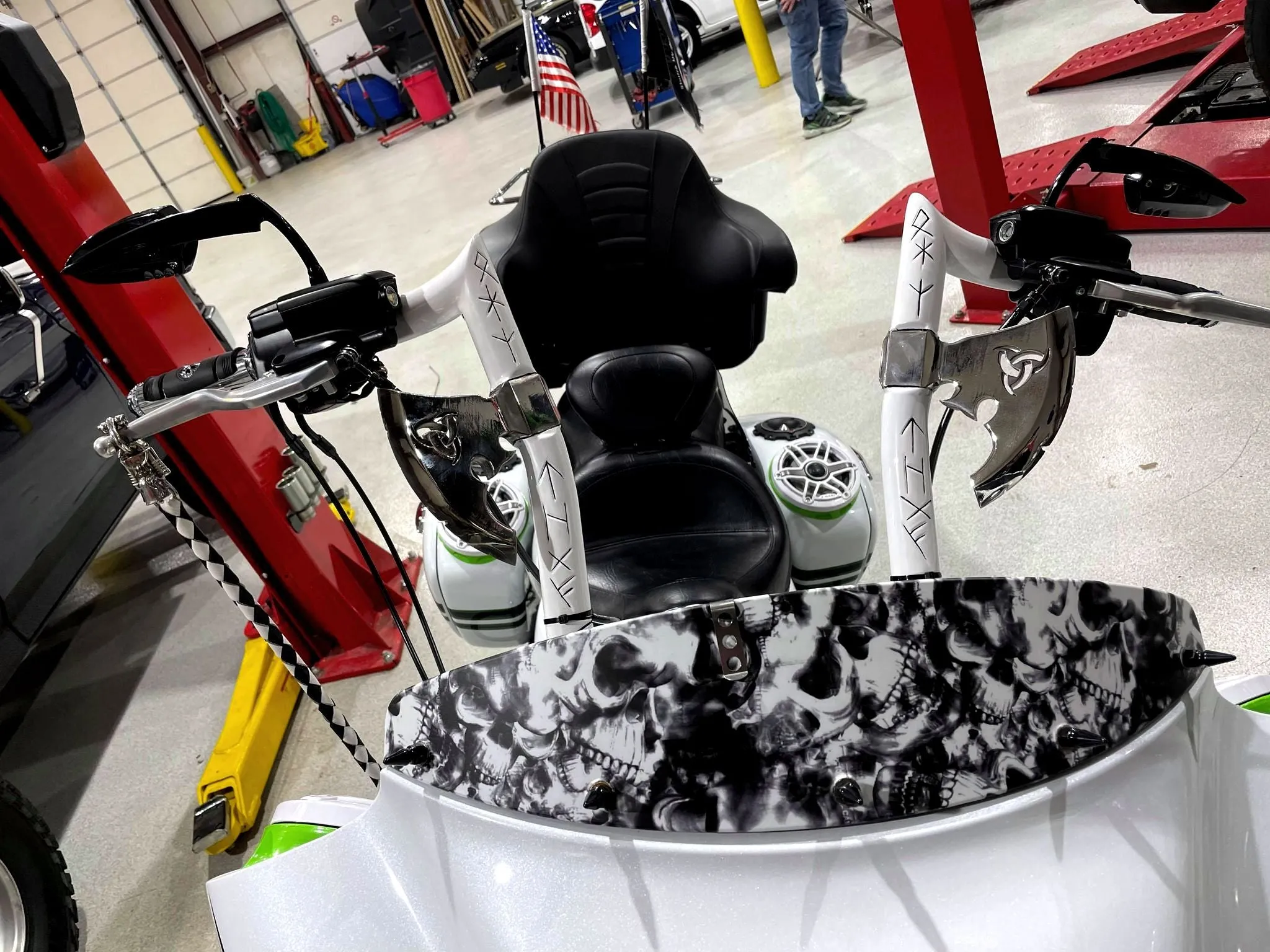 HANDLEBARS - ULTIMATE CUSTOM RANGE - "RUNES" - UNIVERSAL FIT