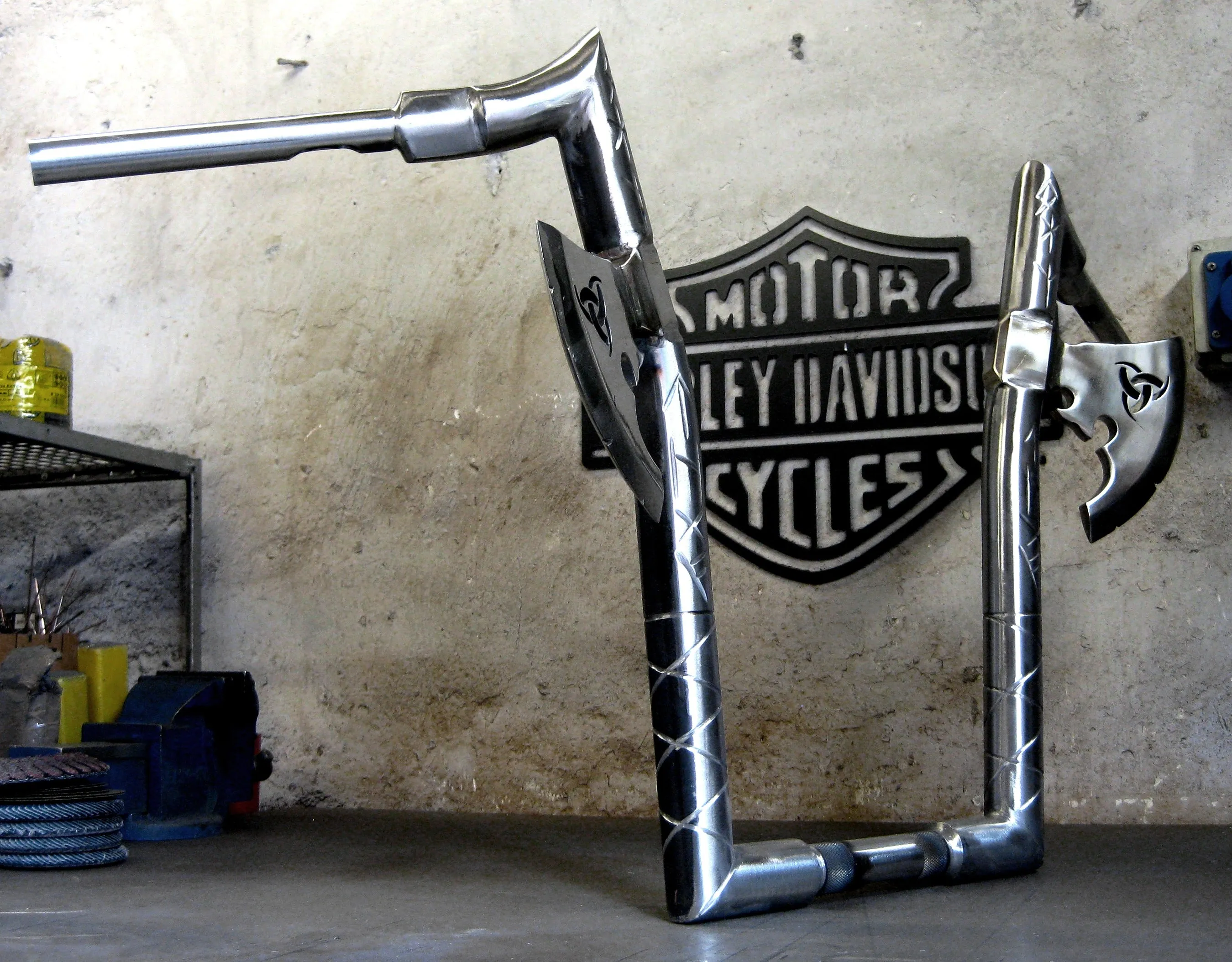 HANDLEBARS - ULTIMATE CUSTOM RANGE - "RUNES" - UNIVERSAL FIT