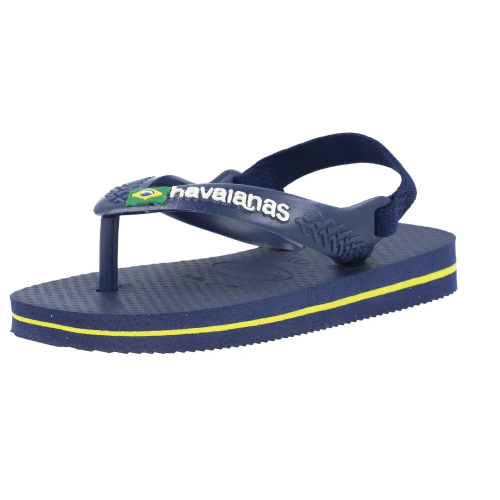 Havaianas Baby Brasil Logo II Navy Blue Flip-Flops