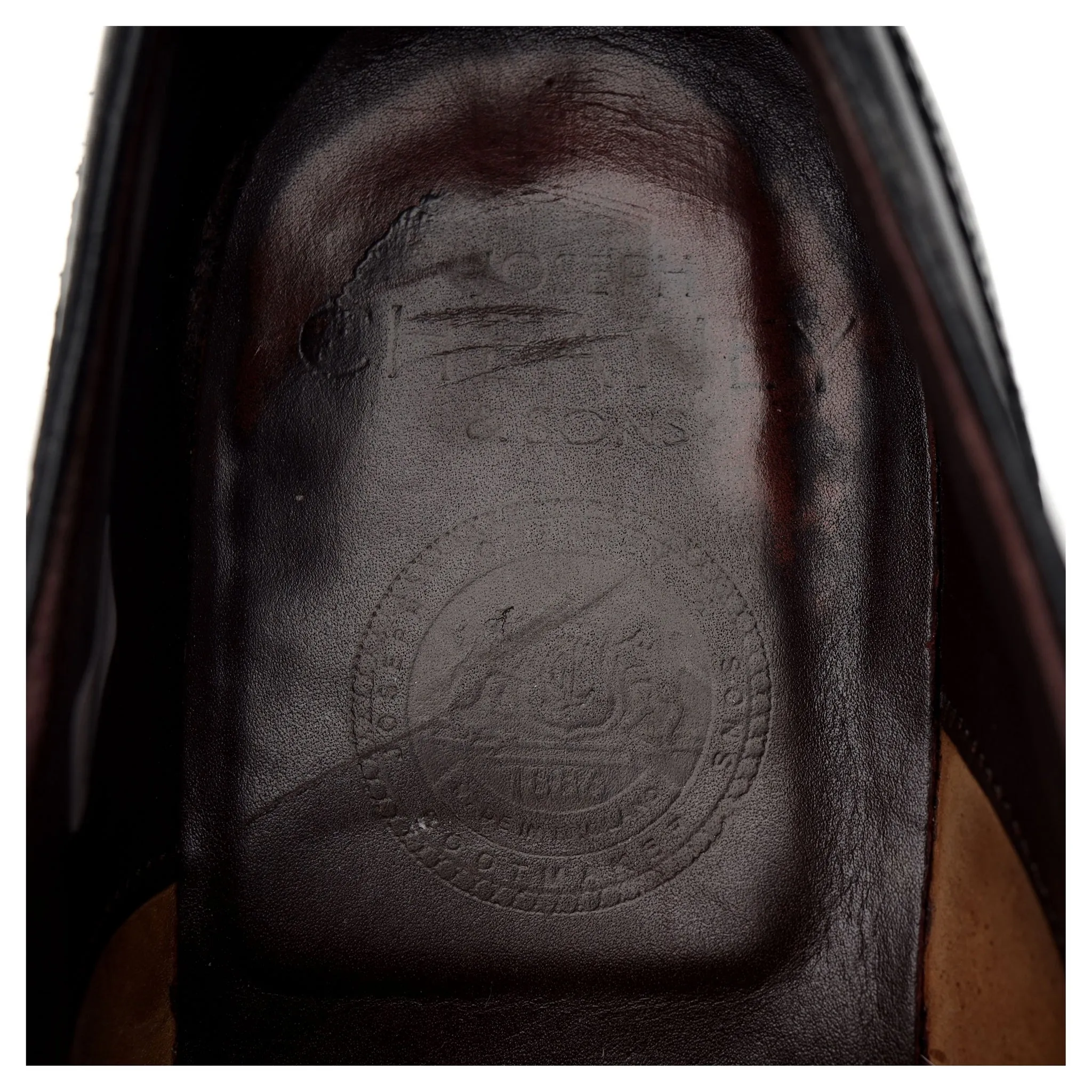 Imperial 'Balmoral' Black Leather Oxford UK 7.5 G