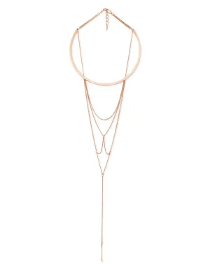 Jenny Bird Neith Necklace in Rose Gold