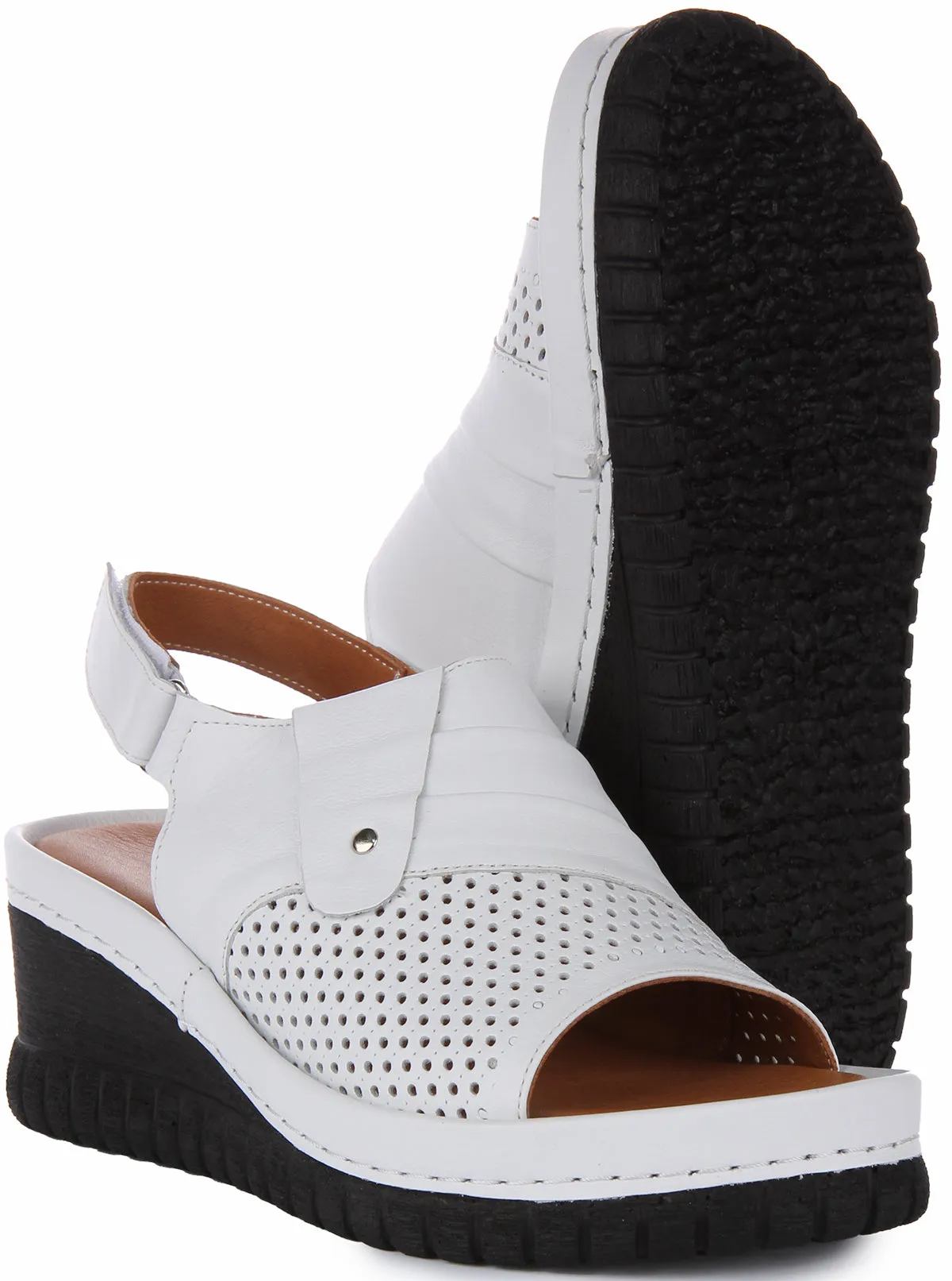 Justinreess England Gal Sandal In White For Women | Secret Sale
