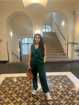 Kai Waist Coat Set (Emerald Green)