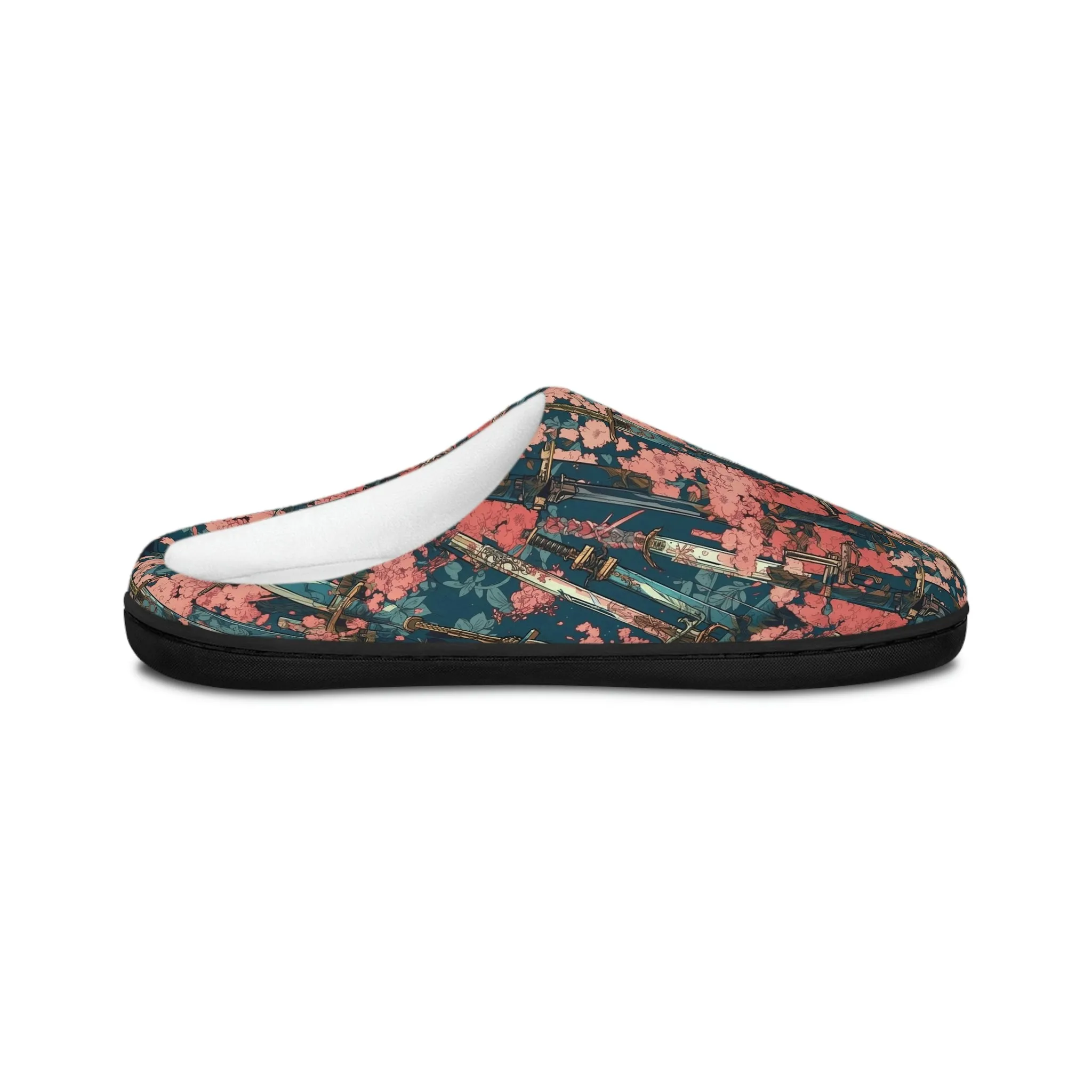 Katanas & Cherry Blossoms - Women's Indoor Slippers