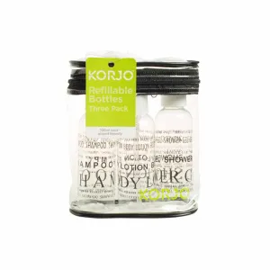 Korjo Refillable Bottles Set