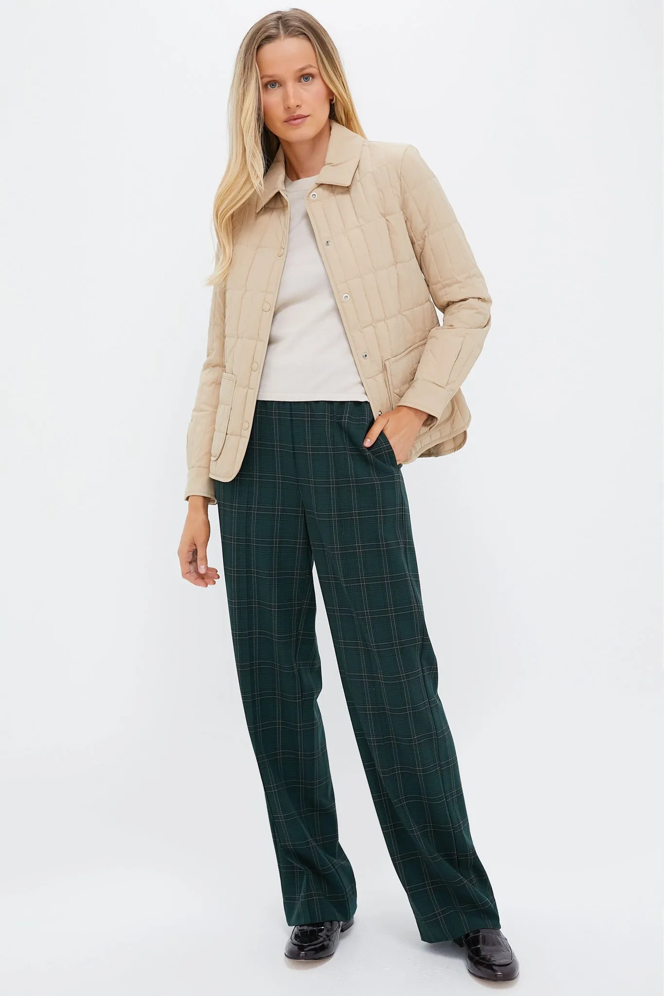 Light Camel Quilted Dulcia Jacket