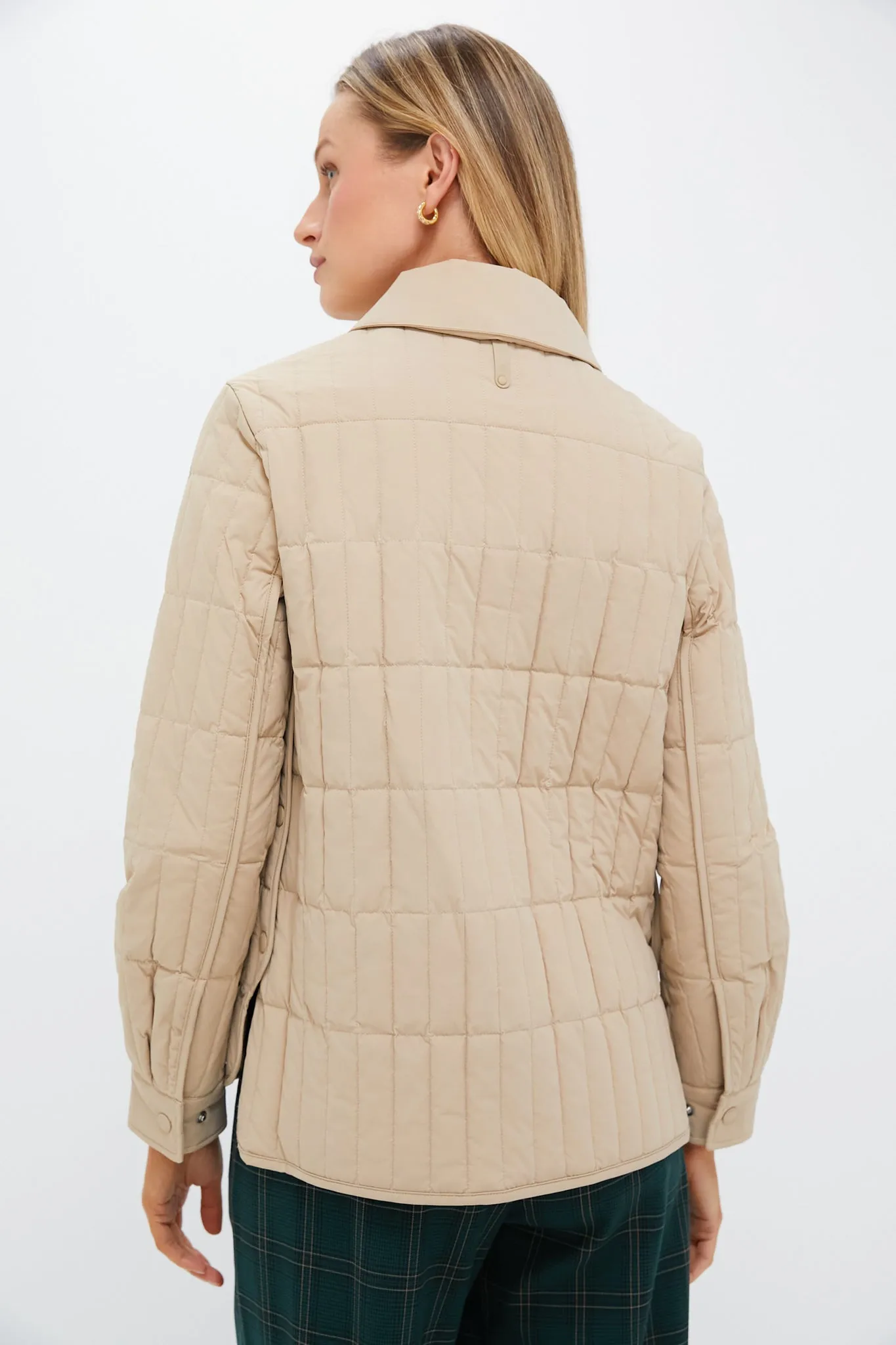 Light Camel Quilted Dulcia Jacket