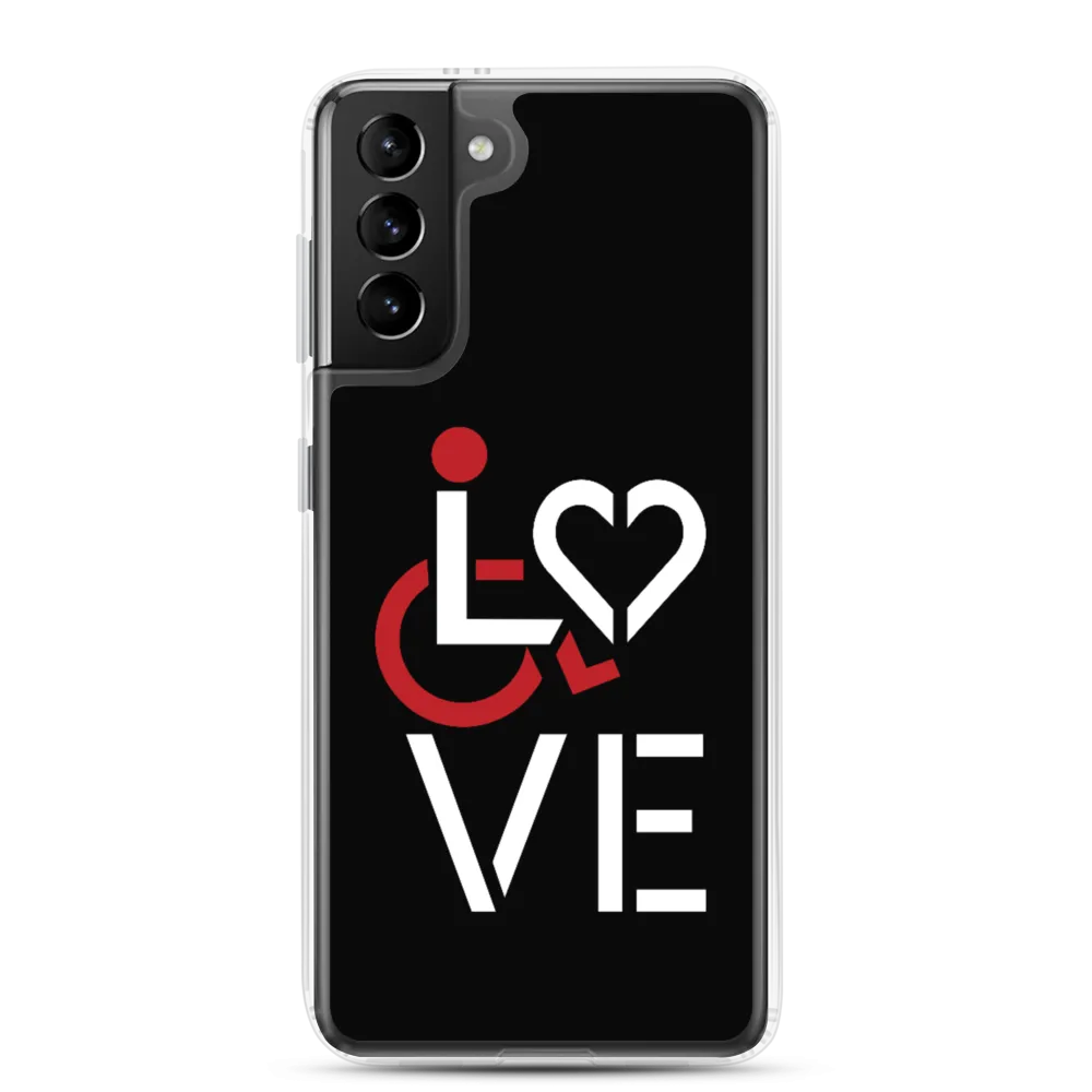 LOVE (for the Special Needs Community) Samsung Case Stacked Design 1 of 3