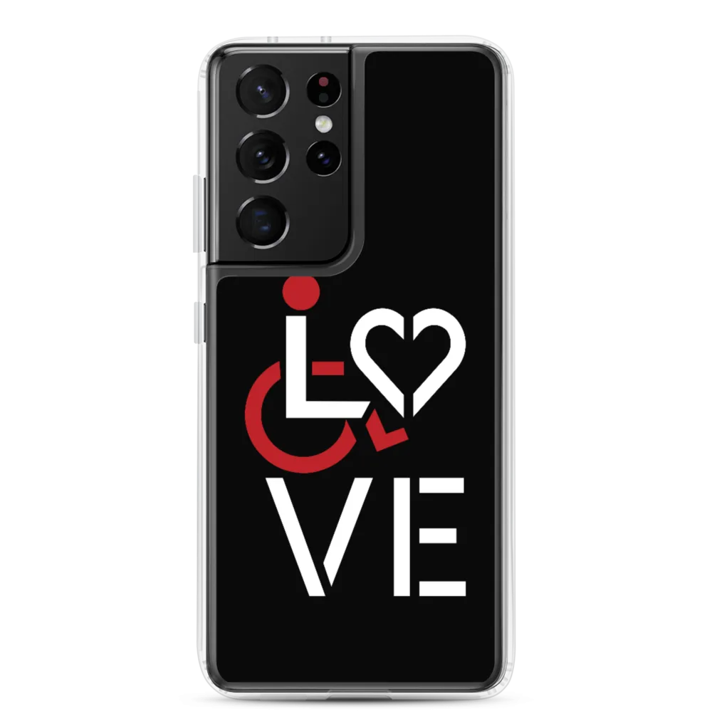 LOVE (for the Special Needs Community) Samsung Case Stacked Design 1 of 3