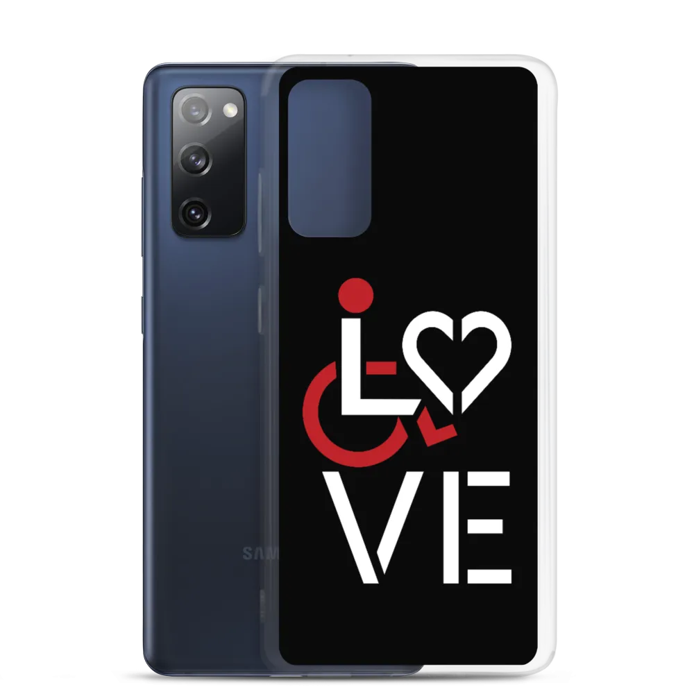 LOVE (for the Special Needs Community) Samsung Case Stacked Design 1 of 3